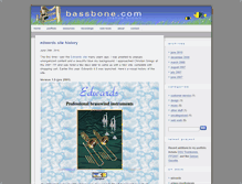 Tablet Screenshot of bassbone.com